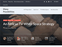 Tablet Screenshot of manypossibilities.net